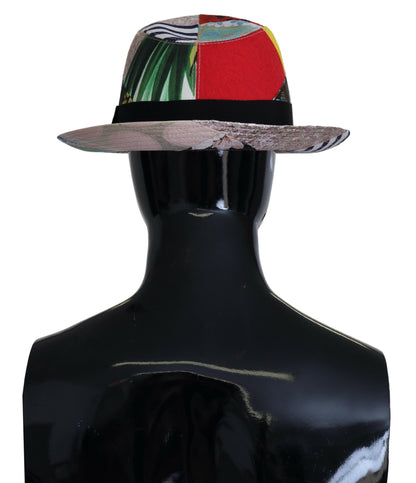 Gorra Fedora multicolor ecléctica y elegante