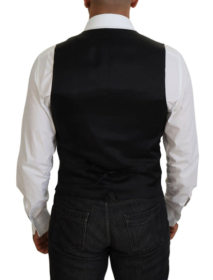 Elegant zwart formeel kledingvest