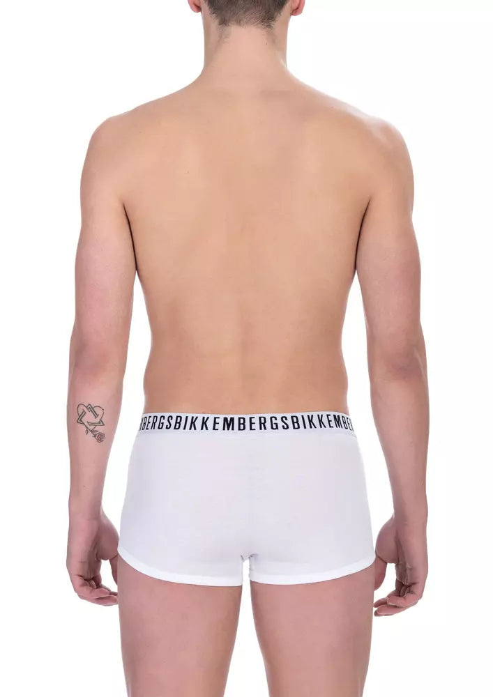 White Cotton Men's Trunk Underwear