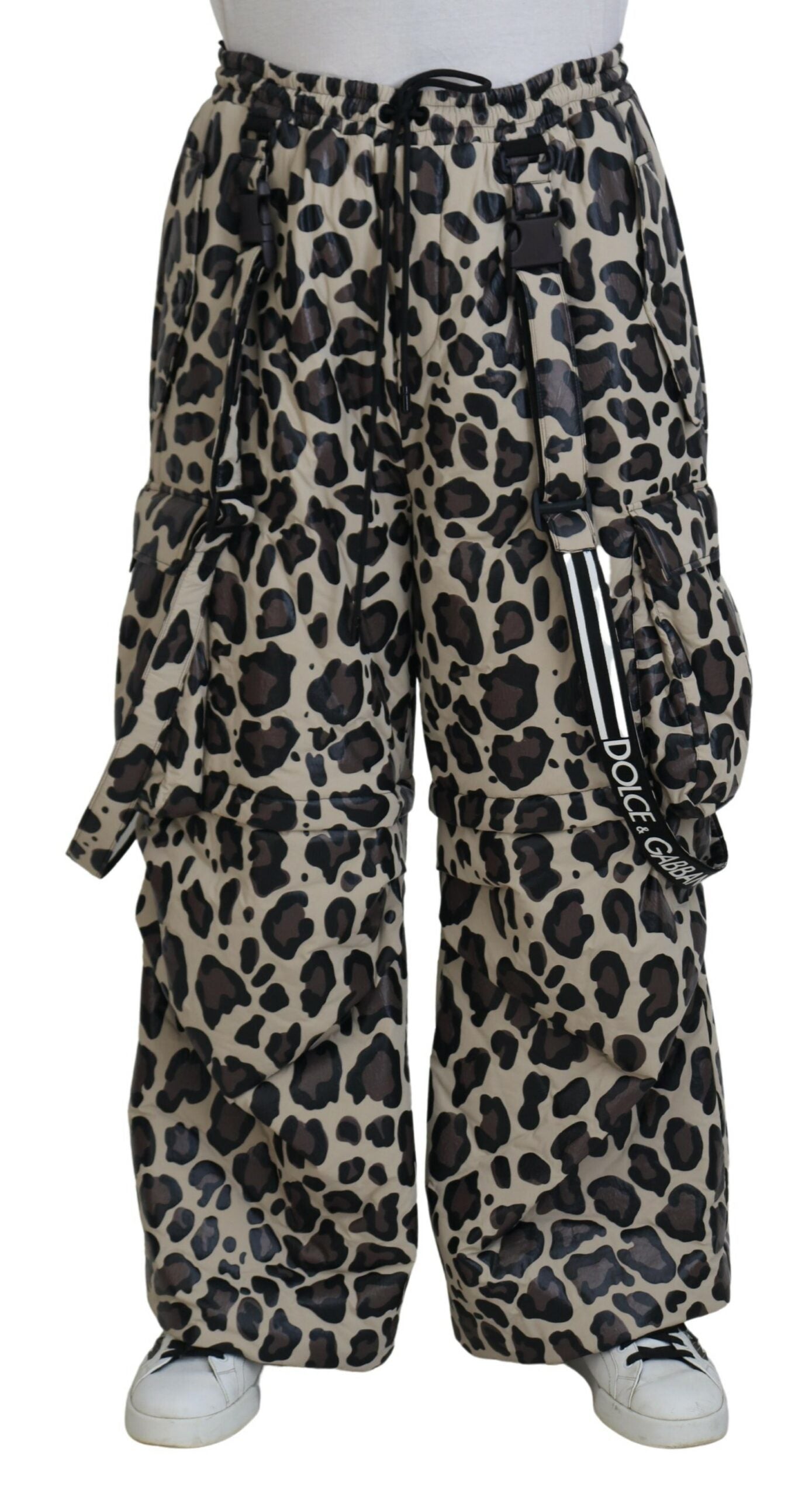 Pantalones para la nieve con estampado de leopardo multicolor