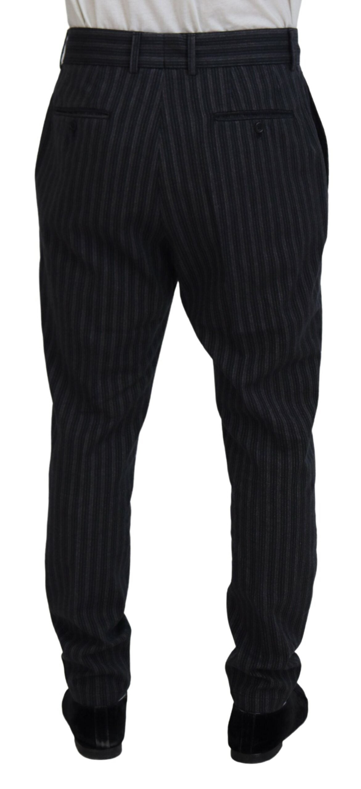 Elegant Striped Chino Dress Pants