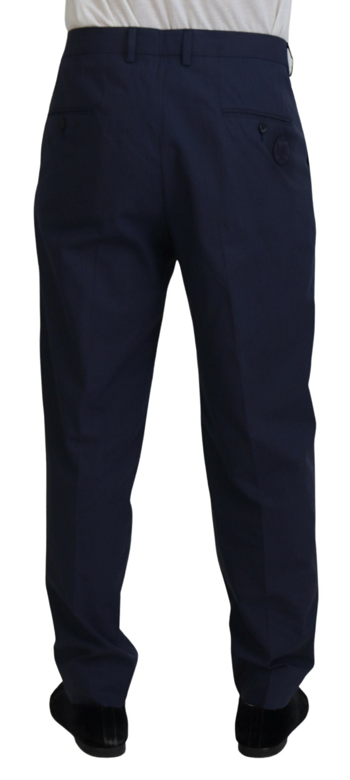 Pantalón chino elegante azul oscuro