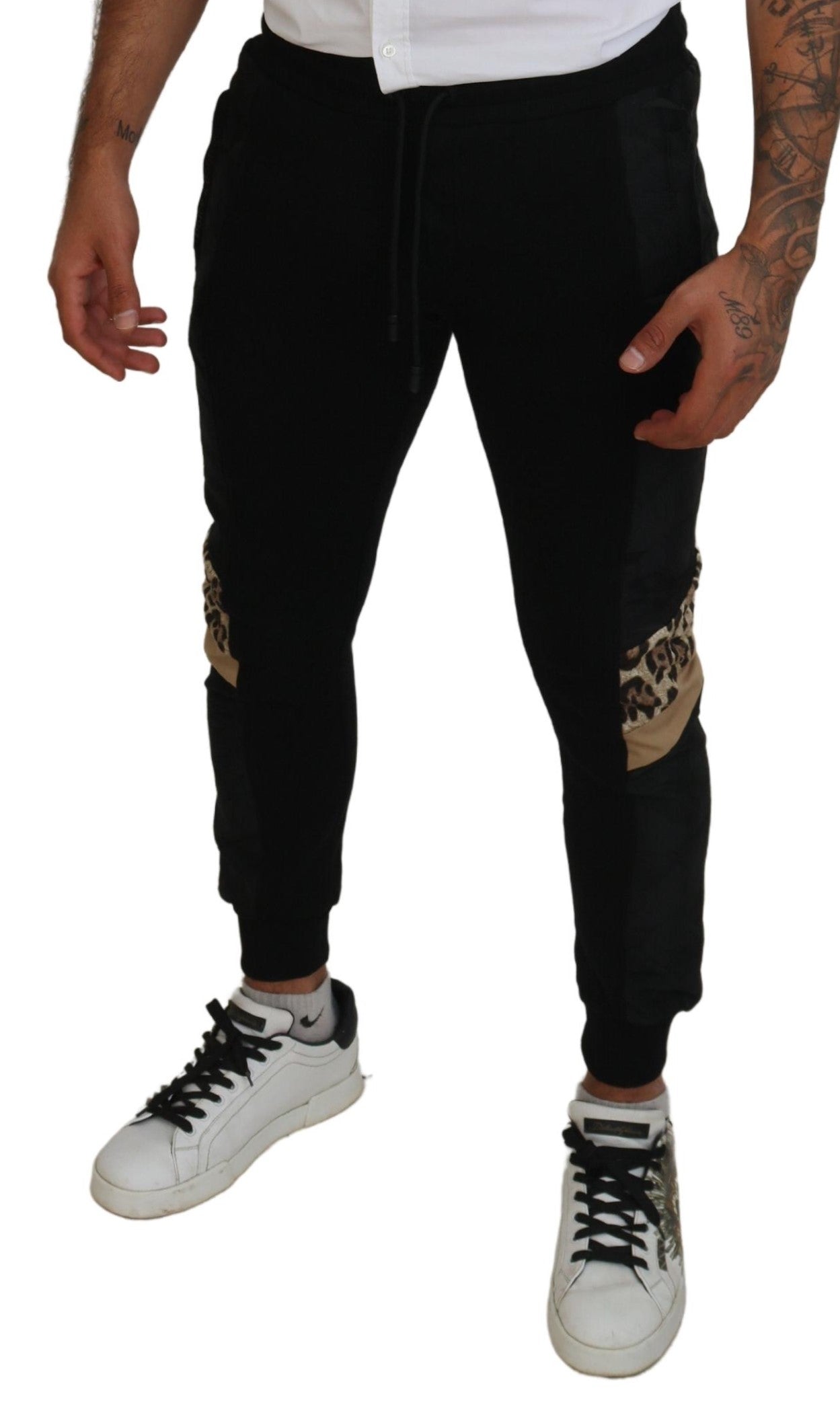 Elegante zwarte joggingbroek voor de moderne man