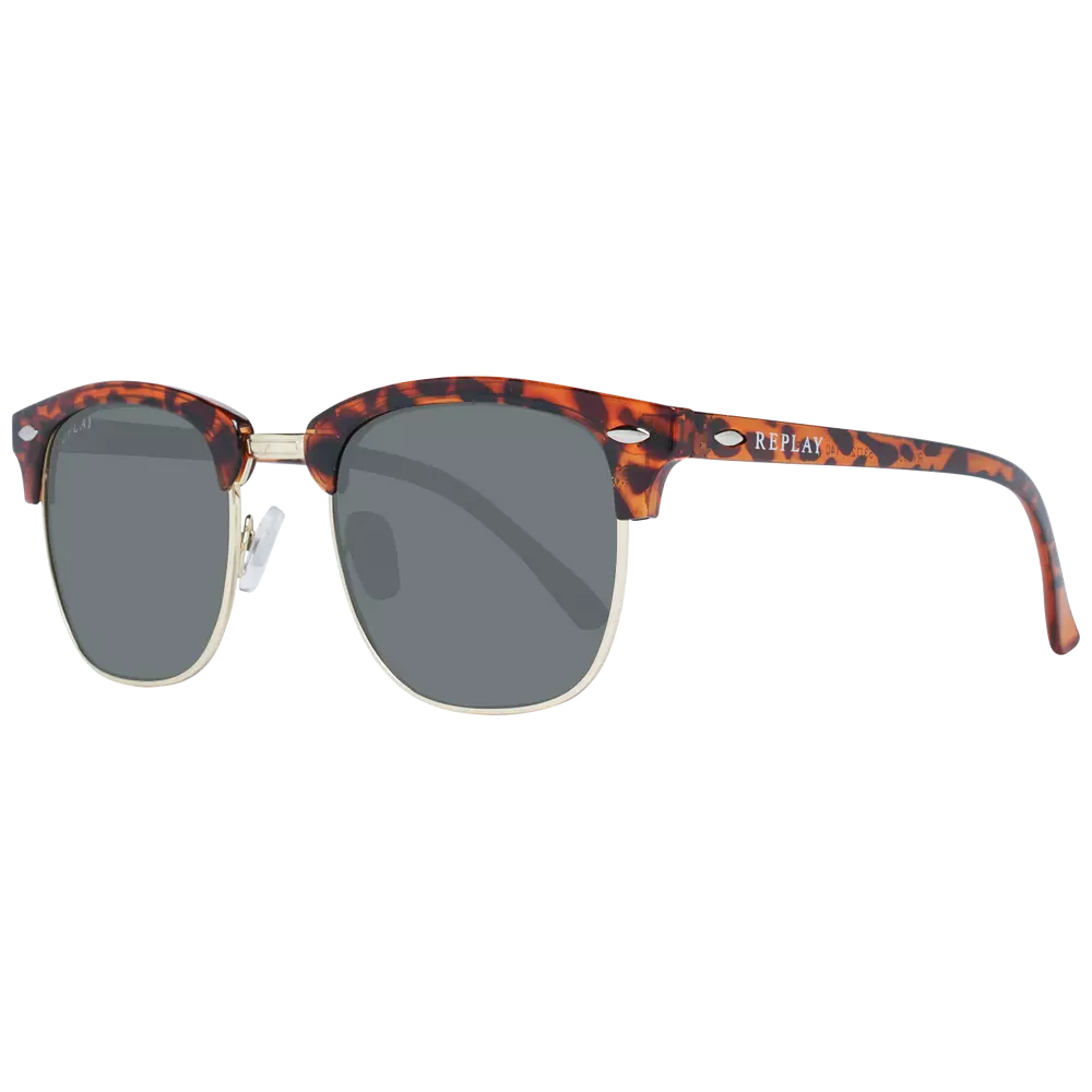 Brown Unisex Sunglasses