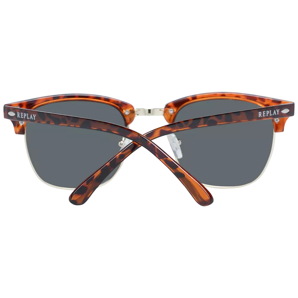 Brown Unisex Sunglasses