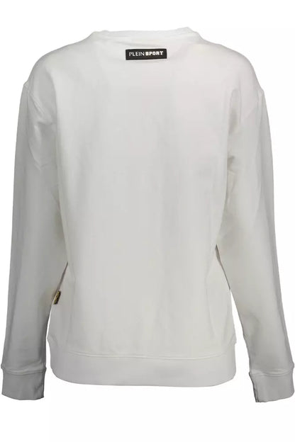 Elegant Long-Sleeved Sweatshirt with Logo Appliqué