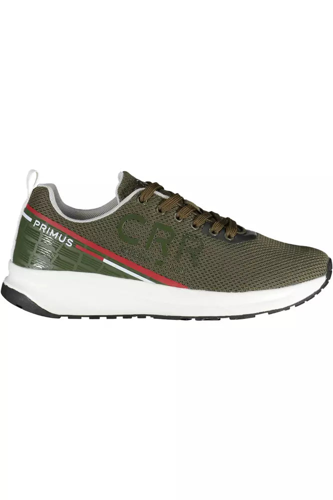 Groene polyester sneaker