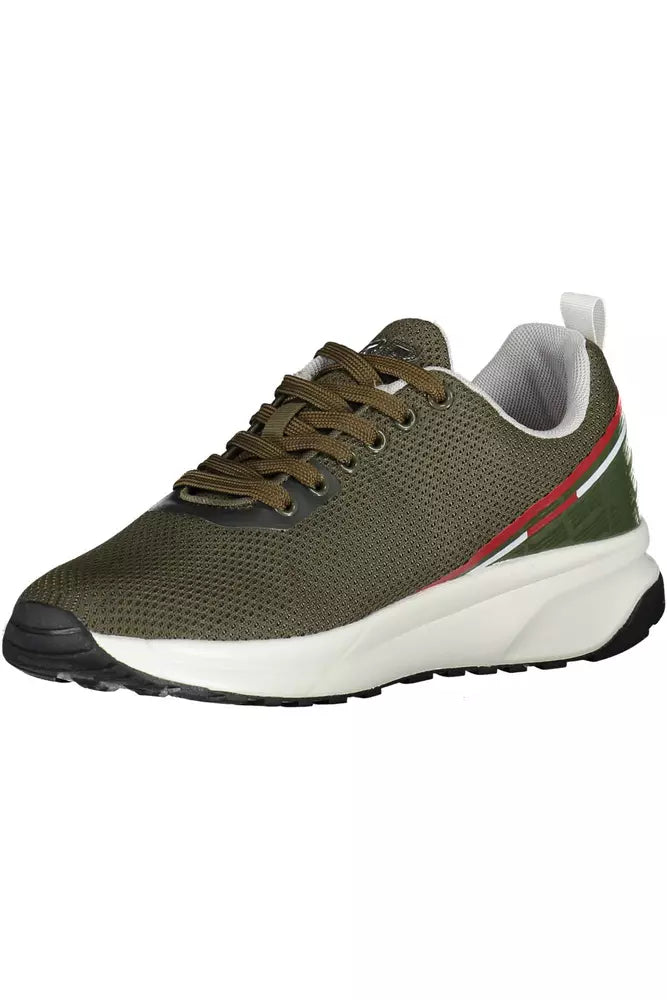 Groene polyester sneaker