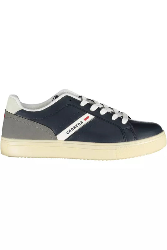 Blauwe polyethyleen sneaker