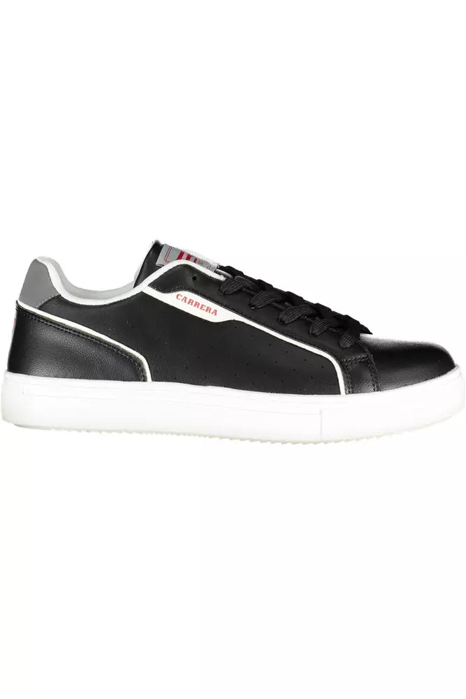 Zwarte polyethyleen sneaker