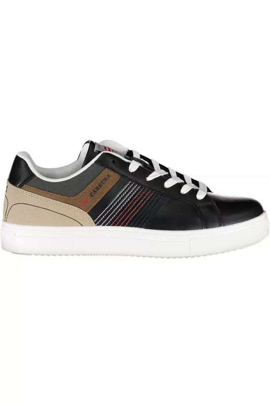 Zwarte polyester sneaker