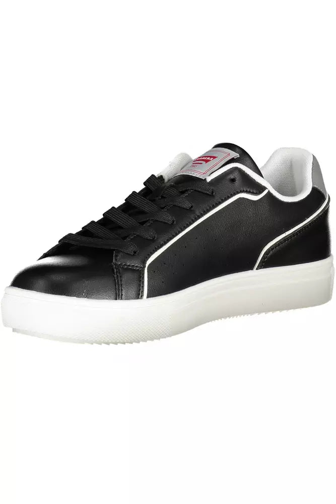 Zwarte polyethyleen sneaker