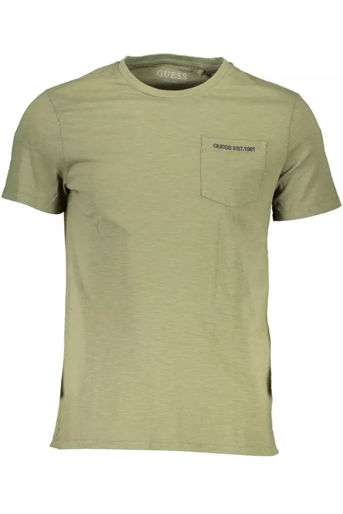 Groen katoenen T-shirt