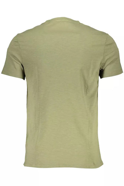 Groen katoenen T-shirt