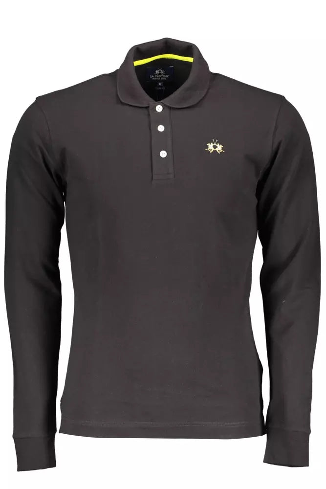 Elegant Slim Fit Embroidered Polo Shirt