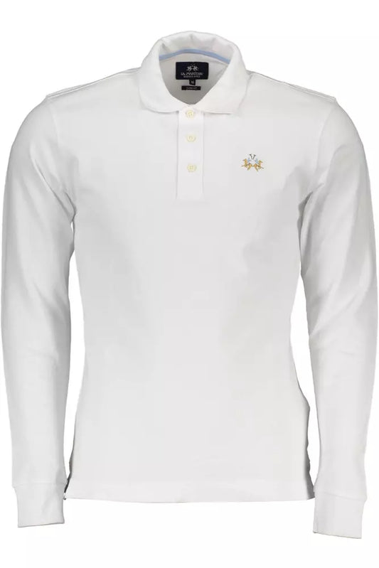 Elegant Slim Fit Long-Sleeved Polo Shirt