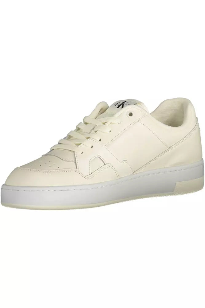 White Leather Men Sneaker