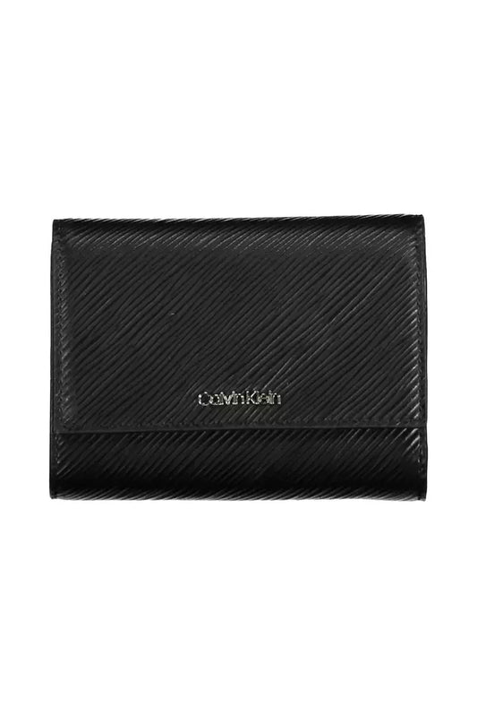 Black Polyethylene Women Wallet