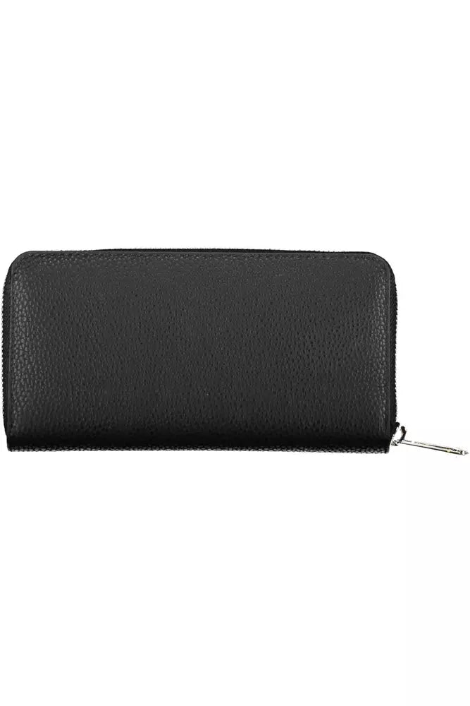 Black Polyethylene Women Wallet