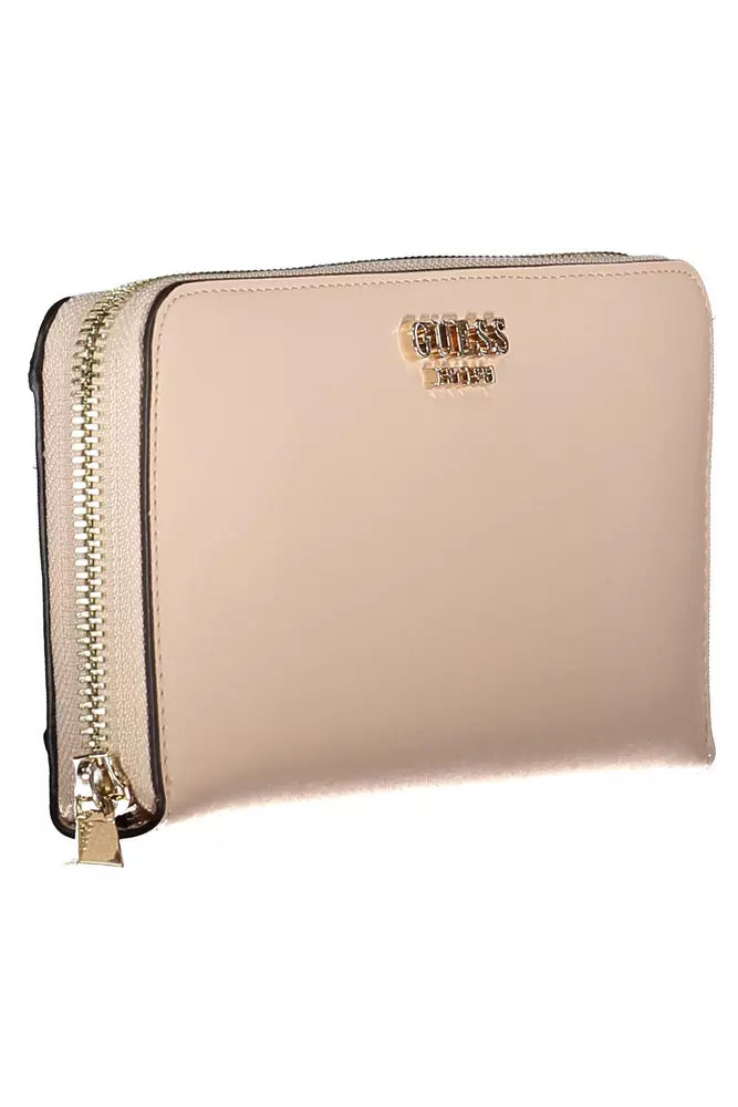 Cartera Multicompartimentos Polietileno Rosa Chic