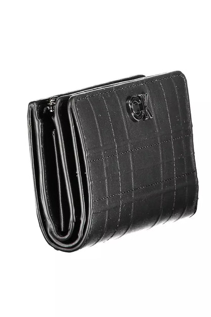 Black Polyethylene Women Wallet