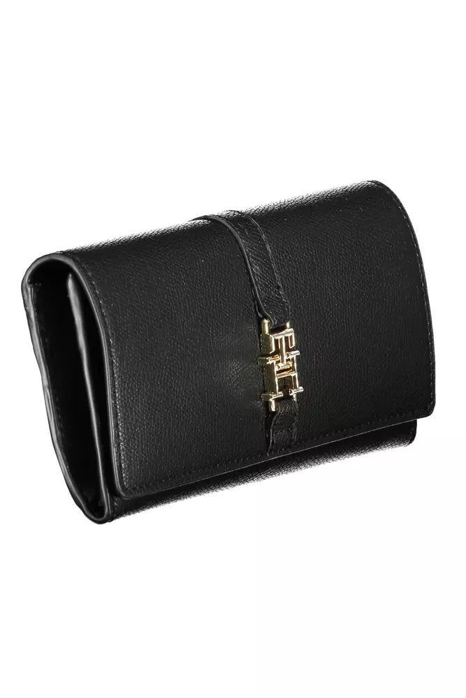 Black Polyethylene Women Wallet