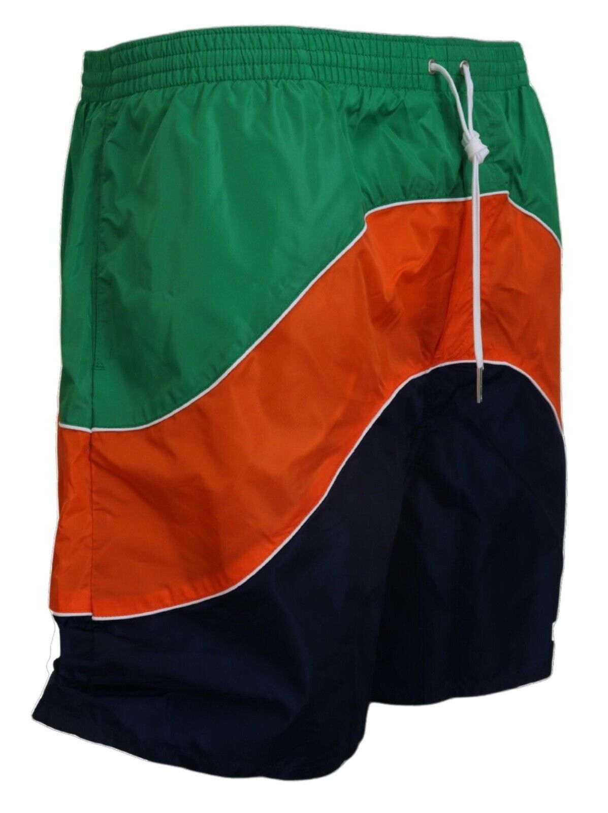 Bóxer tipo shorts de baño estampado multicolor