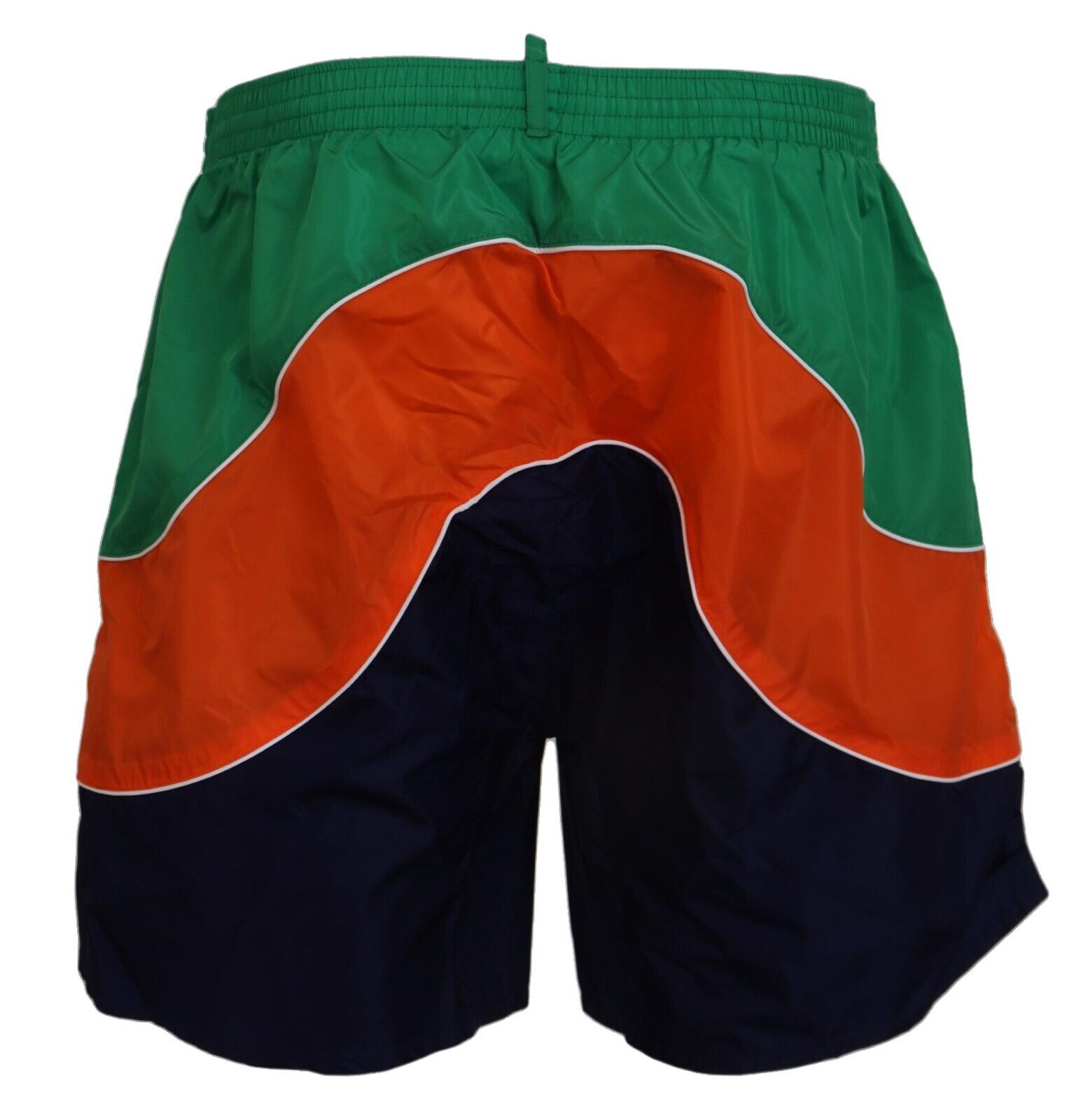 Bóxer tipo shorts de baño estampado multicolor