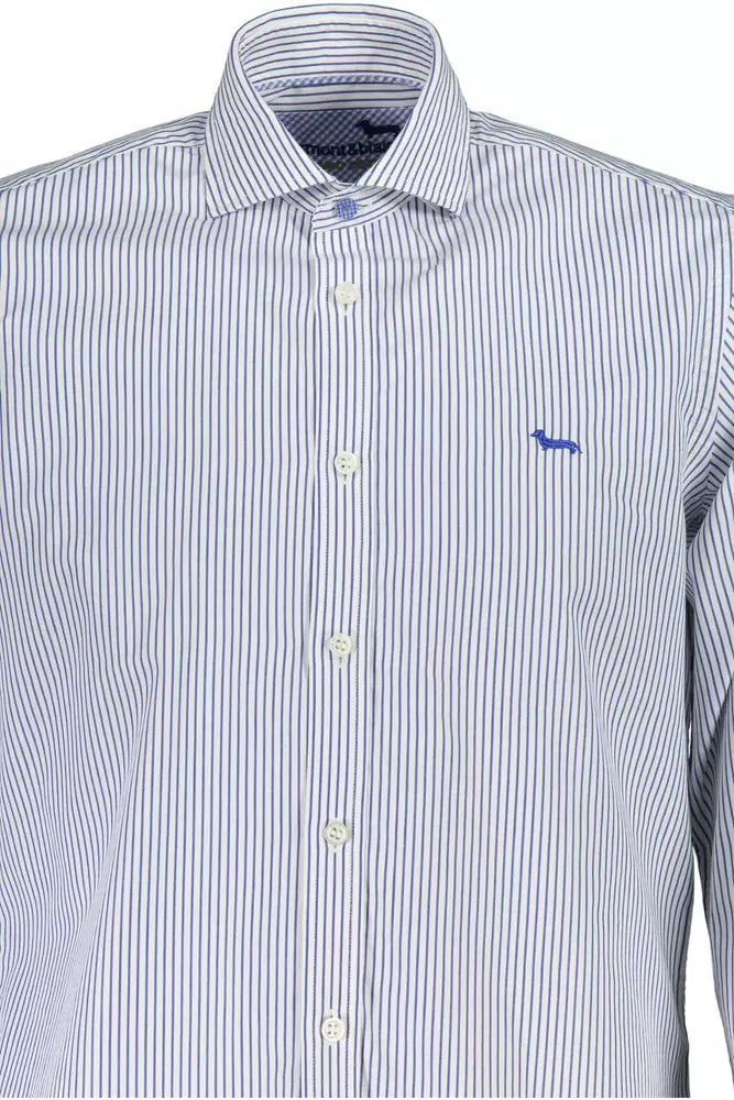 Elegant White Organic Cotton Shirt for Men