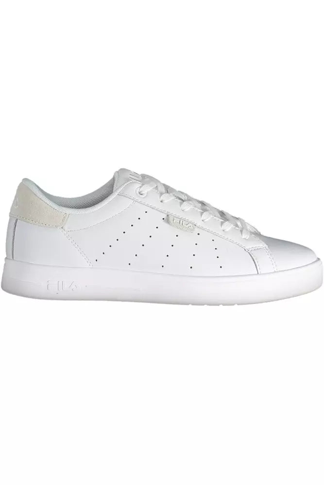 White Leather Women Sneaker