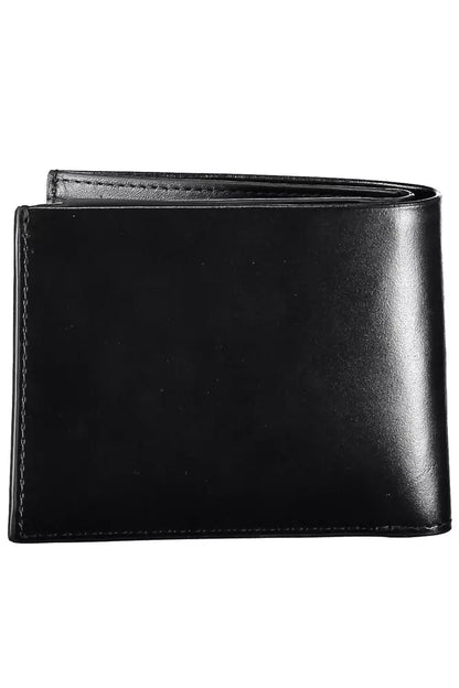 Black Leather Men Wallet