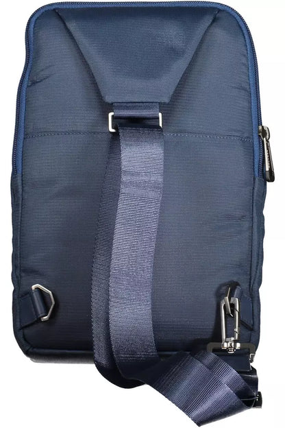 Bolso de hombro azul elegante ecológico