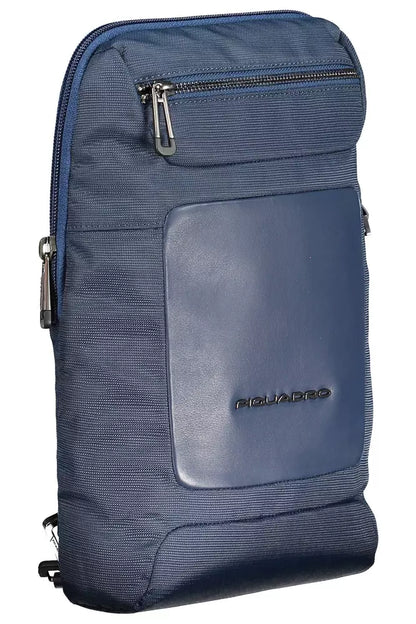 Bolso de hombro azul elegante ecológico