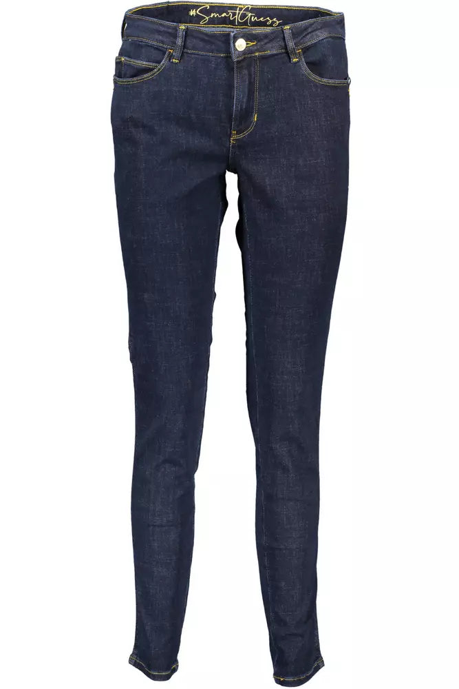 Blauwe katoenen jeans en broek