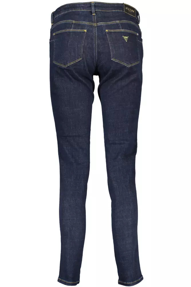 Blauwe katoenen jeans en broek