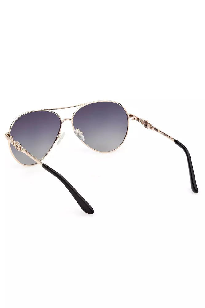 Chic Teardrop Metal Frame Sunglasses