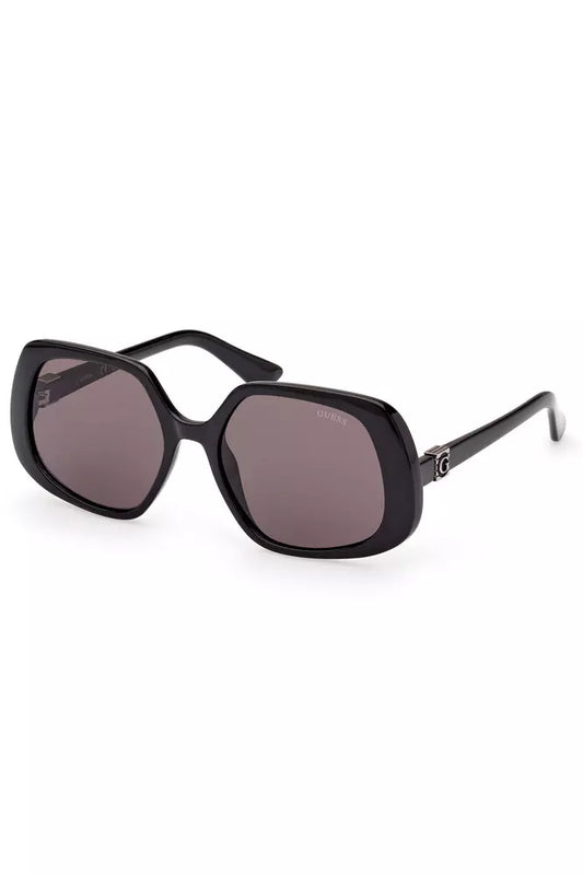 Gafas de sol elegantes con montura cuadrada en negro