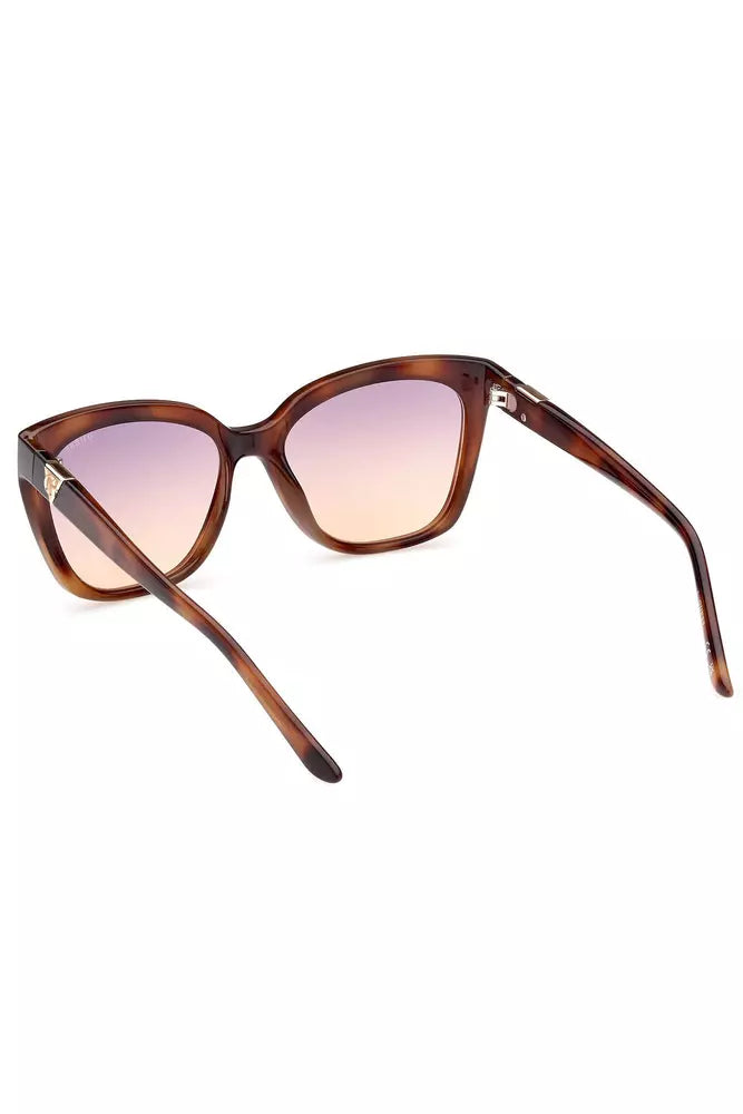 Gafas de sol elegantes con montura cuadrada en tonos contrastantes