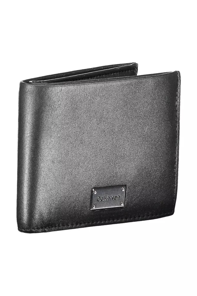 Black Leather Men Wallet