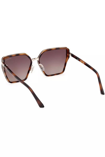 Gafas de sol elegantes con montura hexagonal inyectada