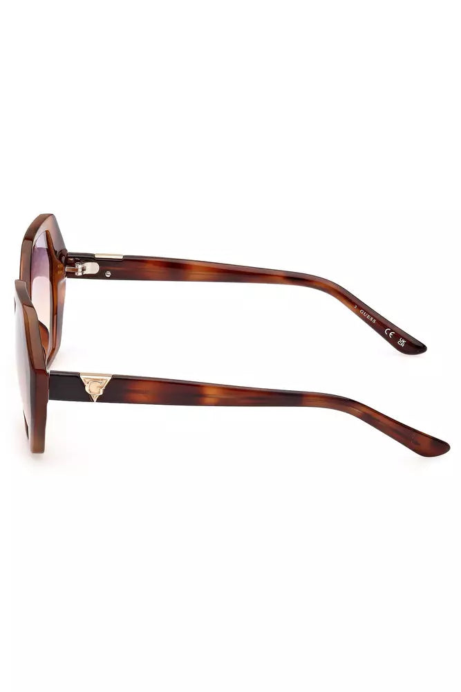 Brown Injected Plastic Women Sunglasses