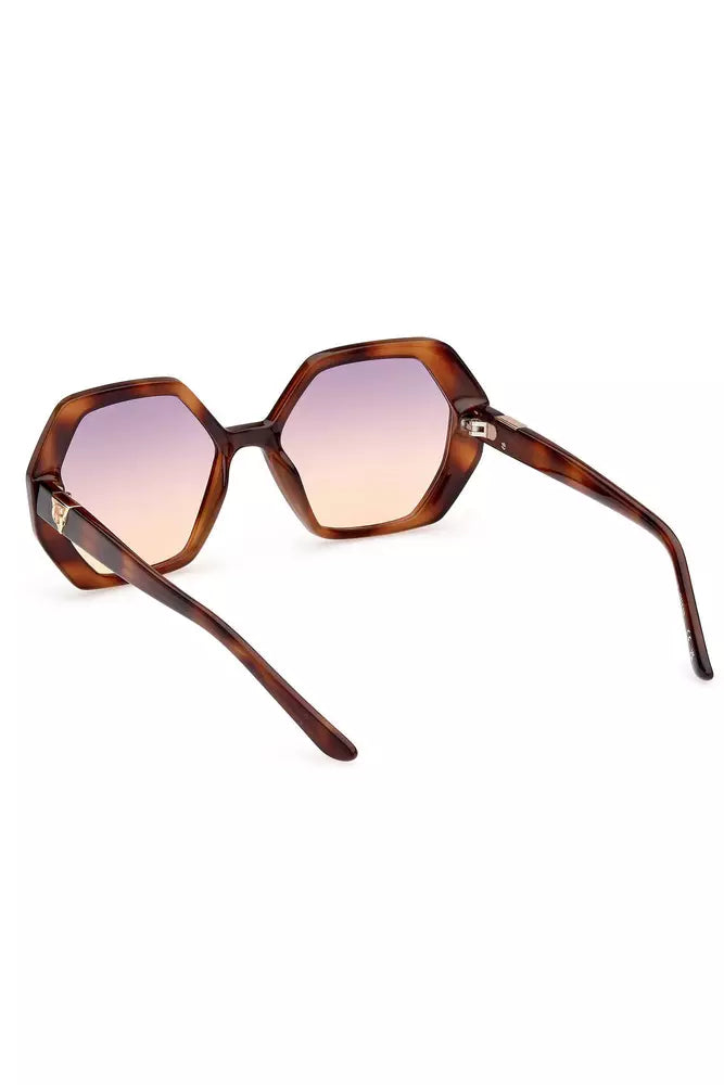 Brown Injected Plastic Women Sunglasses