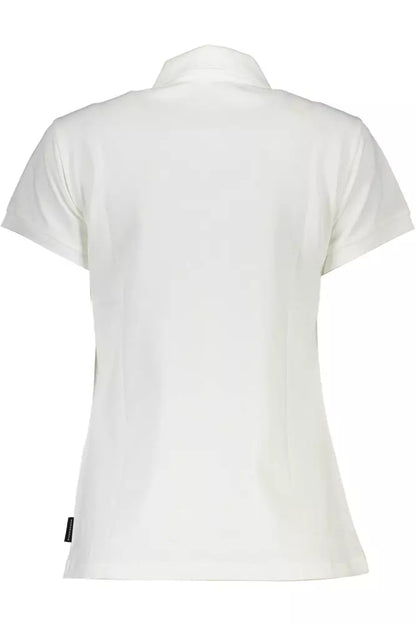 Elegant White Short-Sleeved Polo