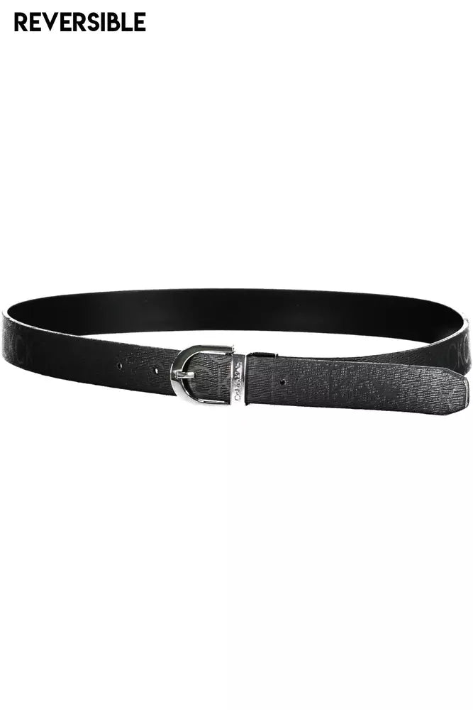 Black Polyester Women Belt