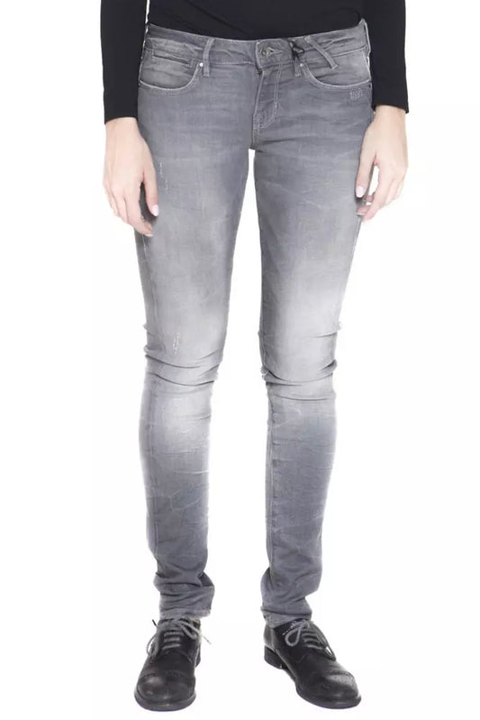 Grijze katoenen jeans en broek