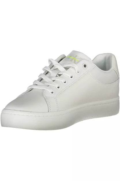 White Leather Women Sneaker