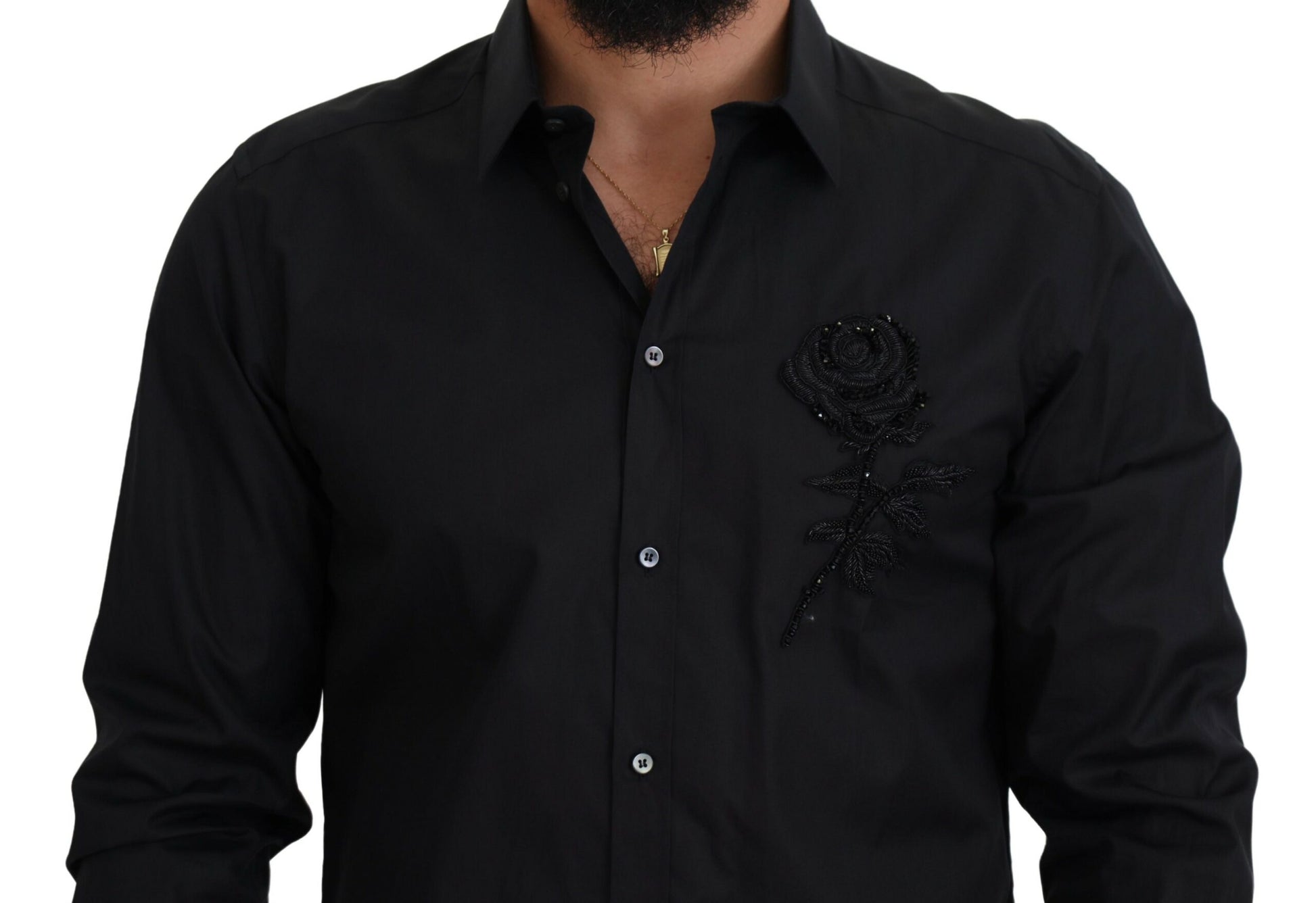 Camisa de vestir formal elegante y ajustada