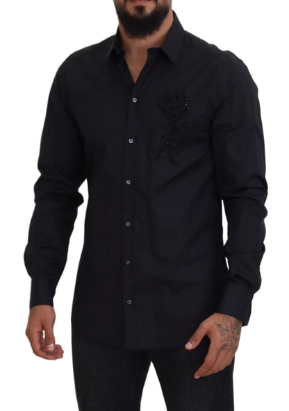 Camisa de vestir formal elegante y ajustada