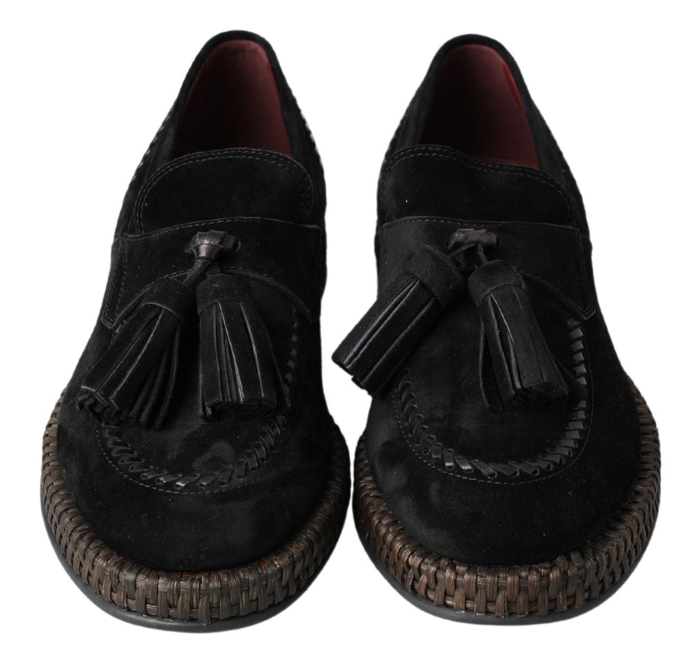 Chic Black Suede Espadrille Sneakers