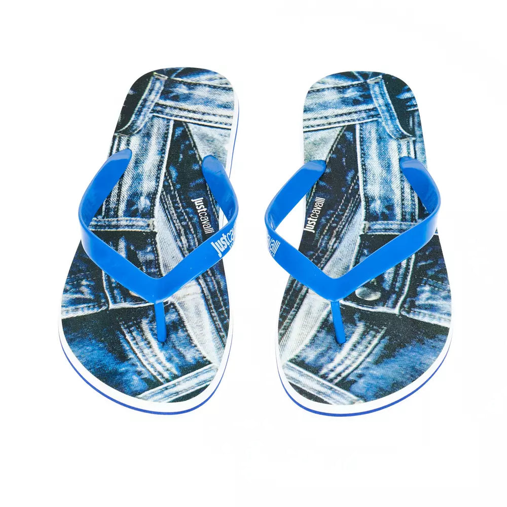 Chanclas azul claro de moda para hombre